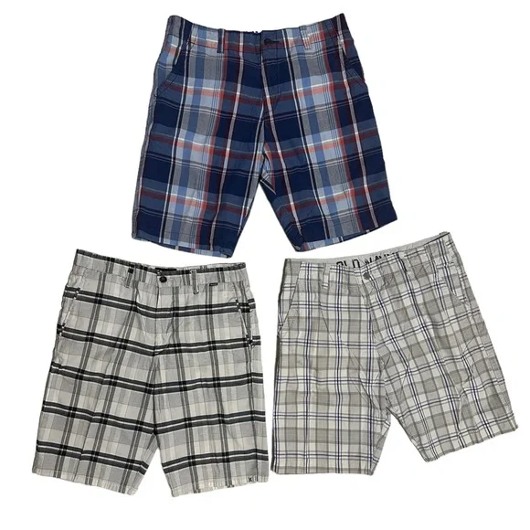 Old Navy & Hurley Men’s Shorts Bundle Size 32-33 - Picture 1 of 9